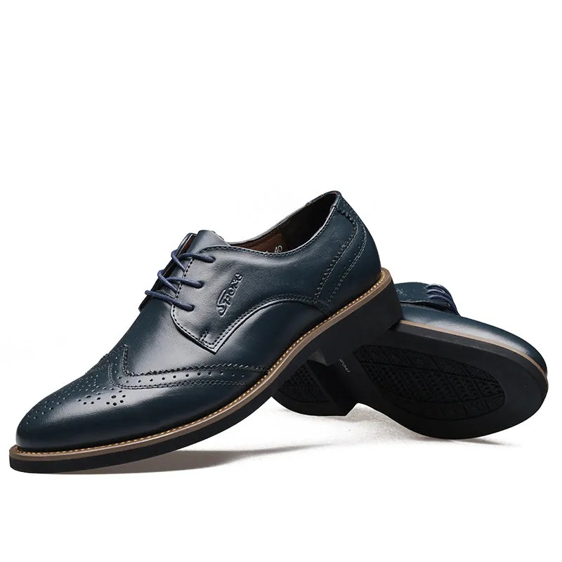2017 Italian Luxury Designer Formal Mens Dress Shoes Genuine Leather Black Basic Flats For Men Wedding Office