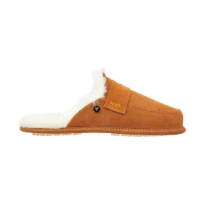 ABBY NOUGAT-WHITE women's sheepskin slippers
