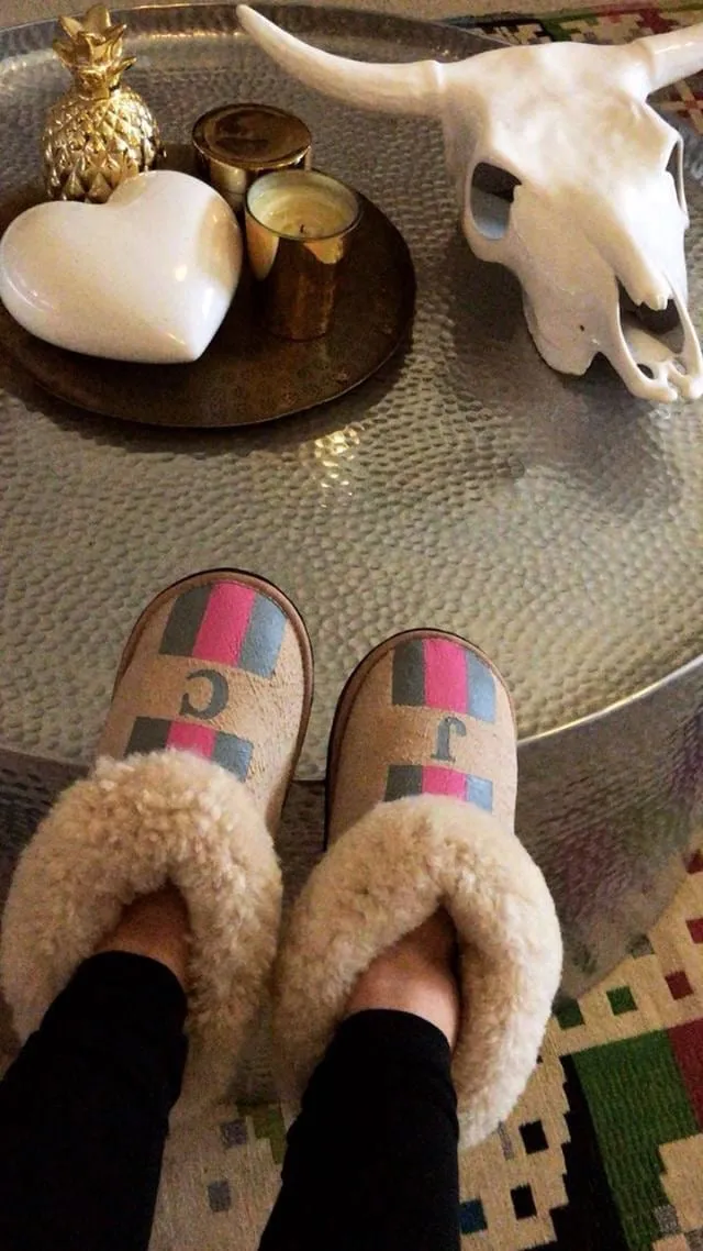 Adult Initial Slippers