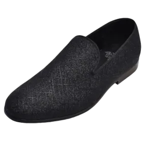 Black Royal Shoes USA Men's Fashion Design Slip-On Loafer Style No : LF8885