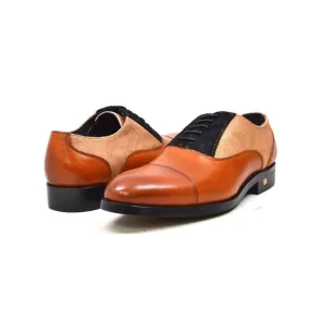 British Walkers Albert Men's Genuine Pony Skin Leather Dress Shoes