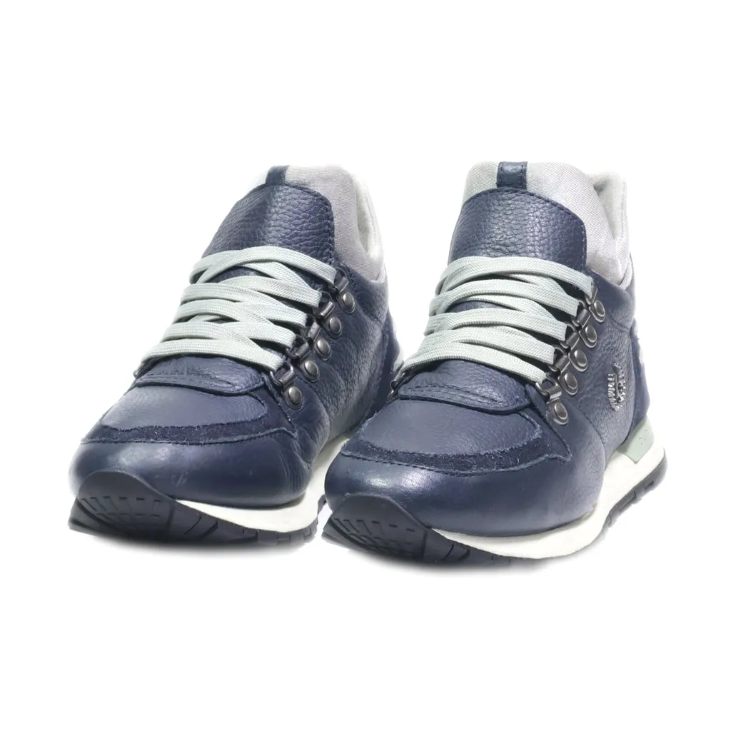 Bugatti Low-Top Sneakers Leather Blue Colour For Women
