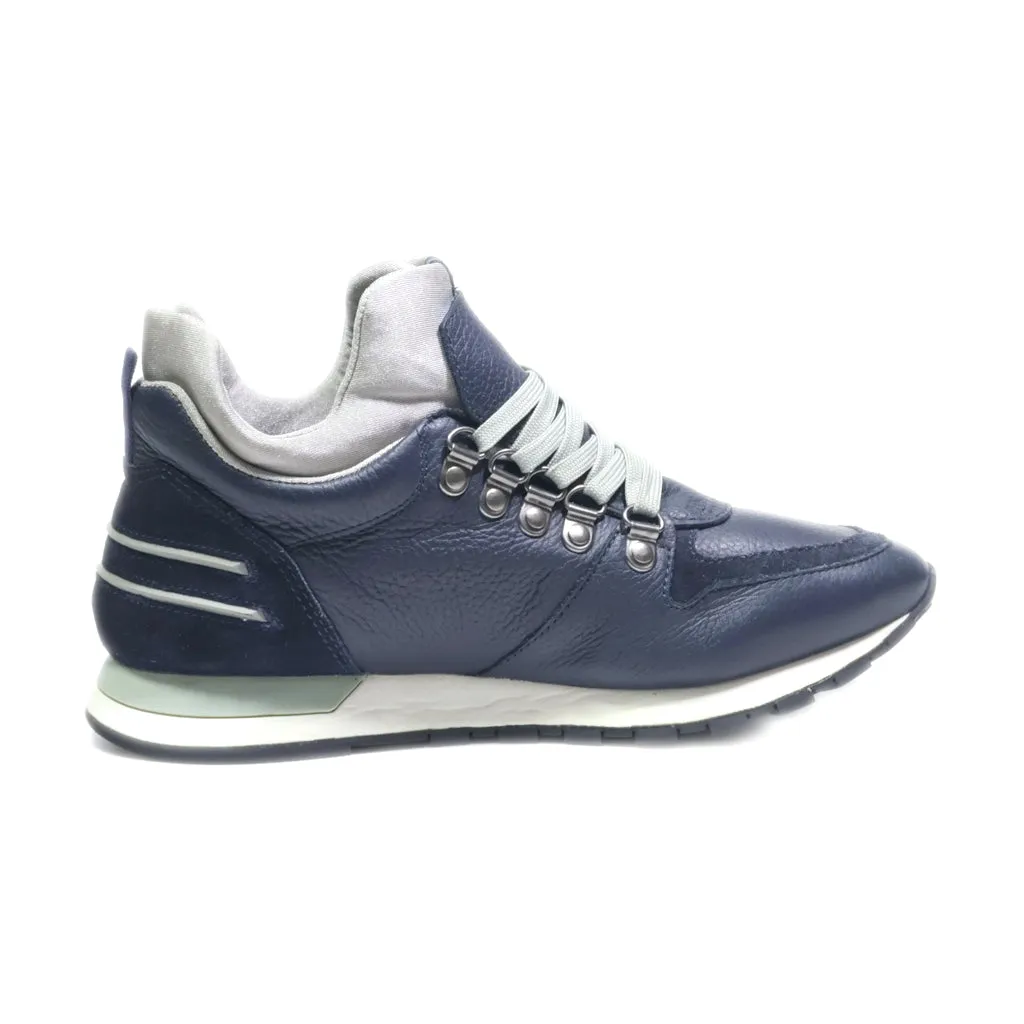 Bugatti Low-Top Sneakers Leather Blue Colour For Women