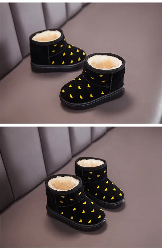 Children Winter Snow Boots Warm Non-slip Lovely Boots