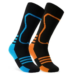 CityComfort Kids Socks Ski - Pack of 2 - Thermal Socks