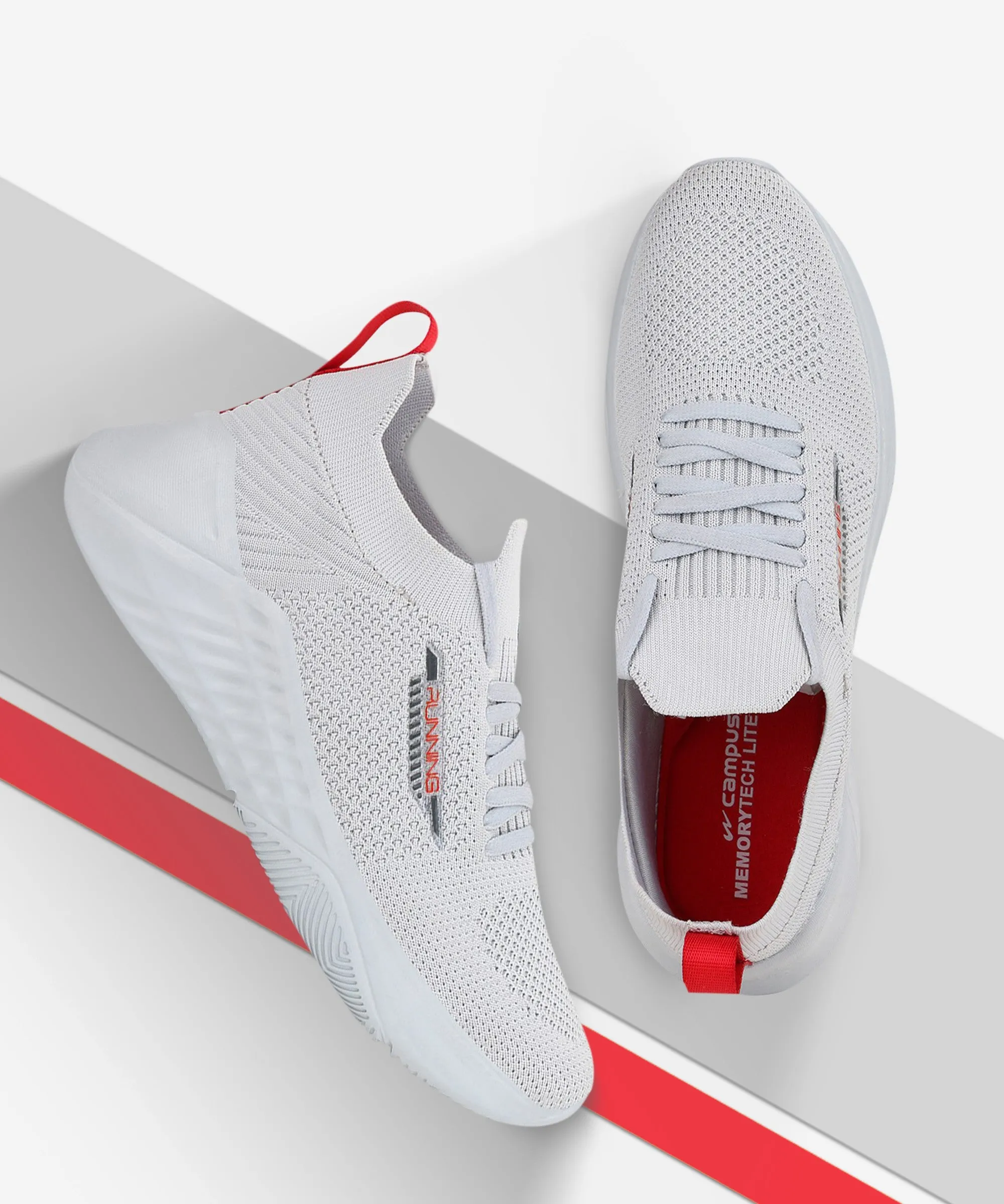 FLOSS Grey Women's Walking Shoes
