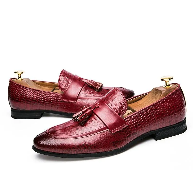 Luxury Italian Leather Tassel Loafers