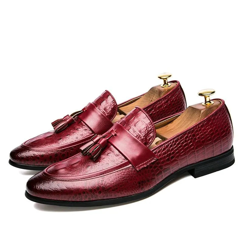 Luxury Italian Leather Tassel Loafers