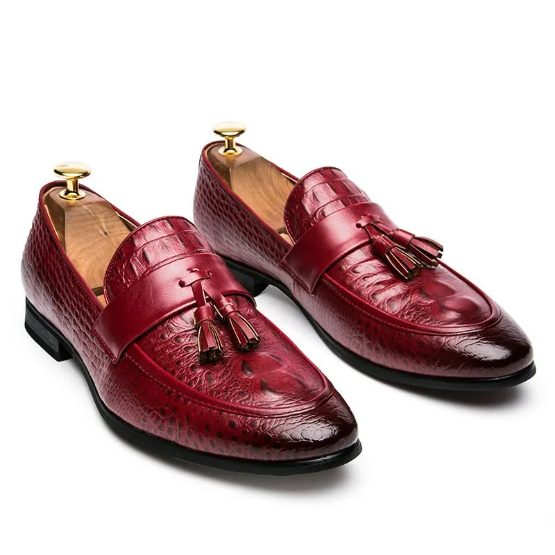 Luxury Italian Leather Tassel Loafers