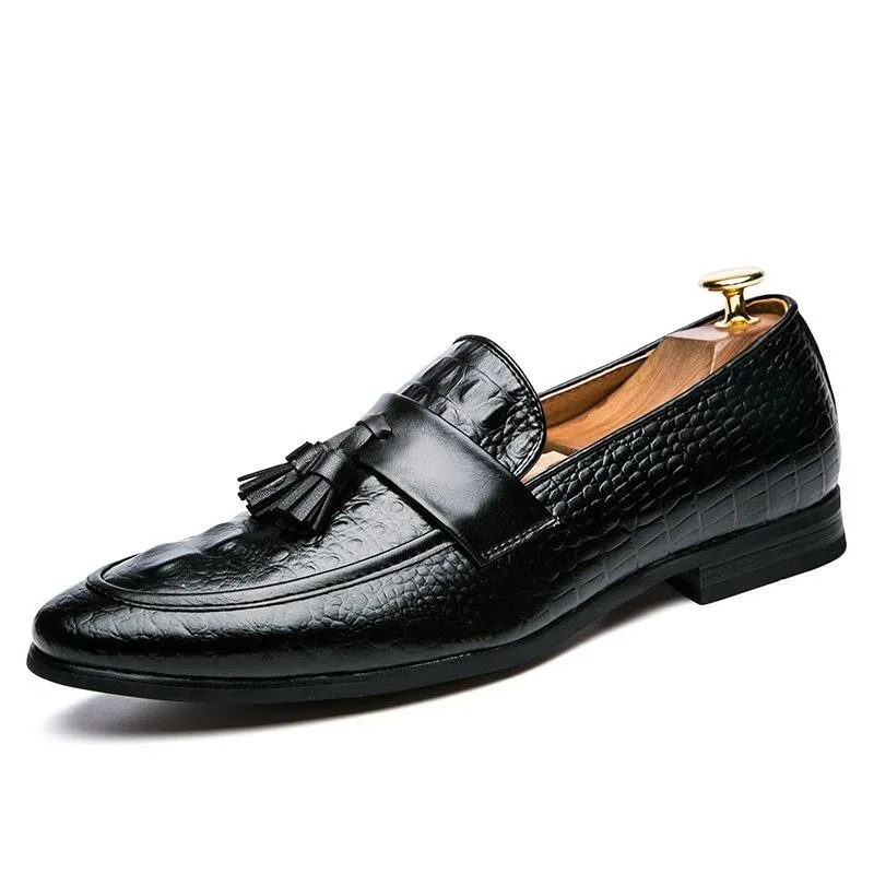 Luxury Italian Leather Tassel Loafers