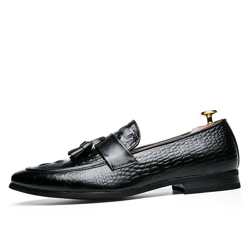 Luxury Italian Leather Tassel Loafers
