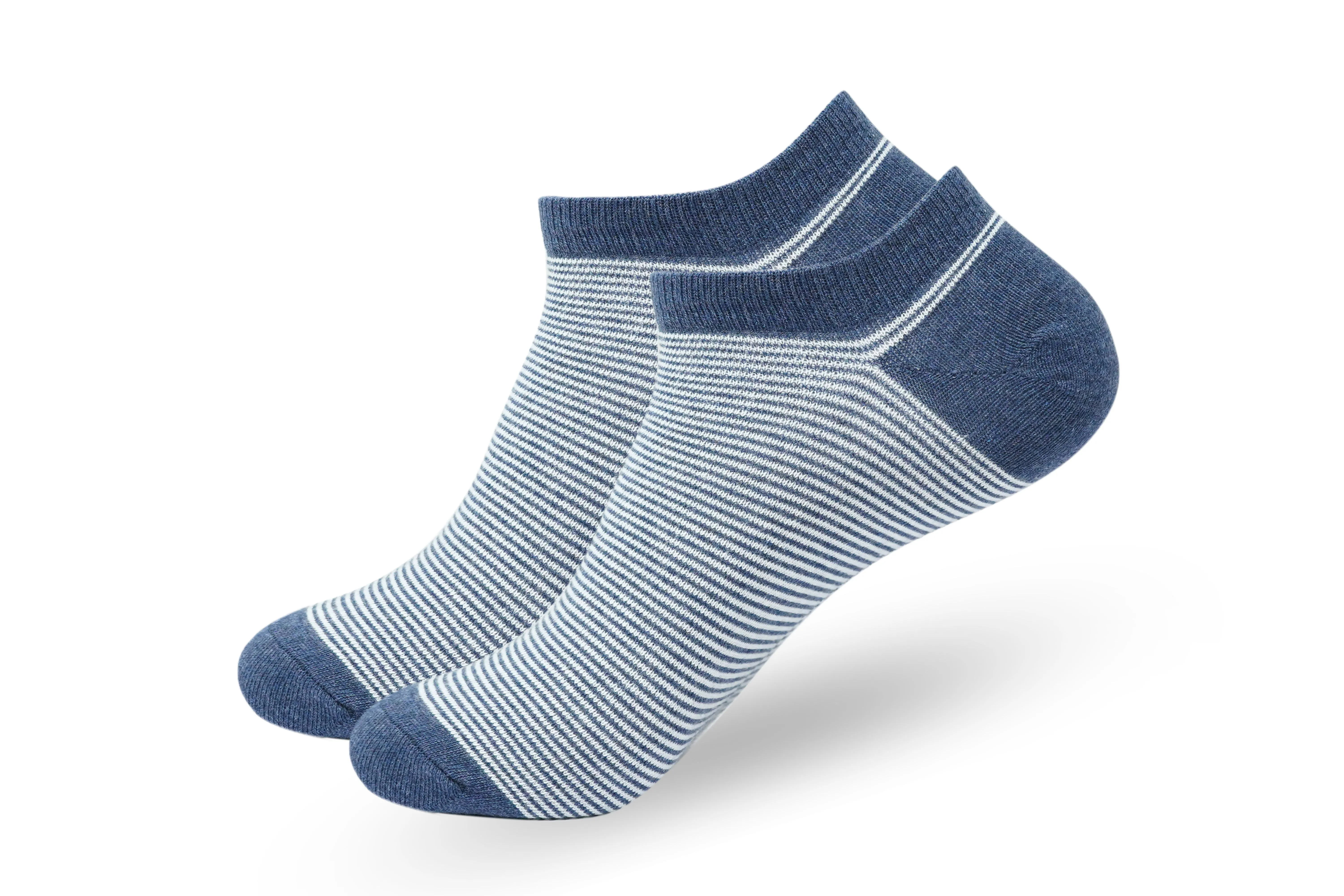 Men’s Striped Lowcut Ankle Socks