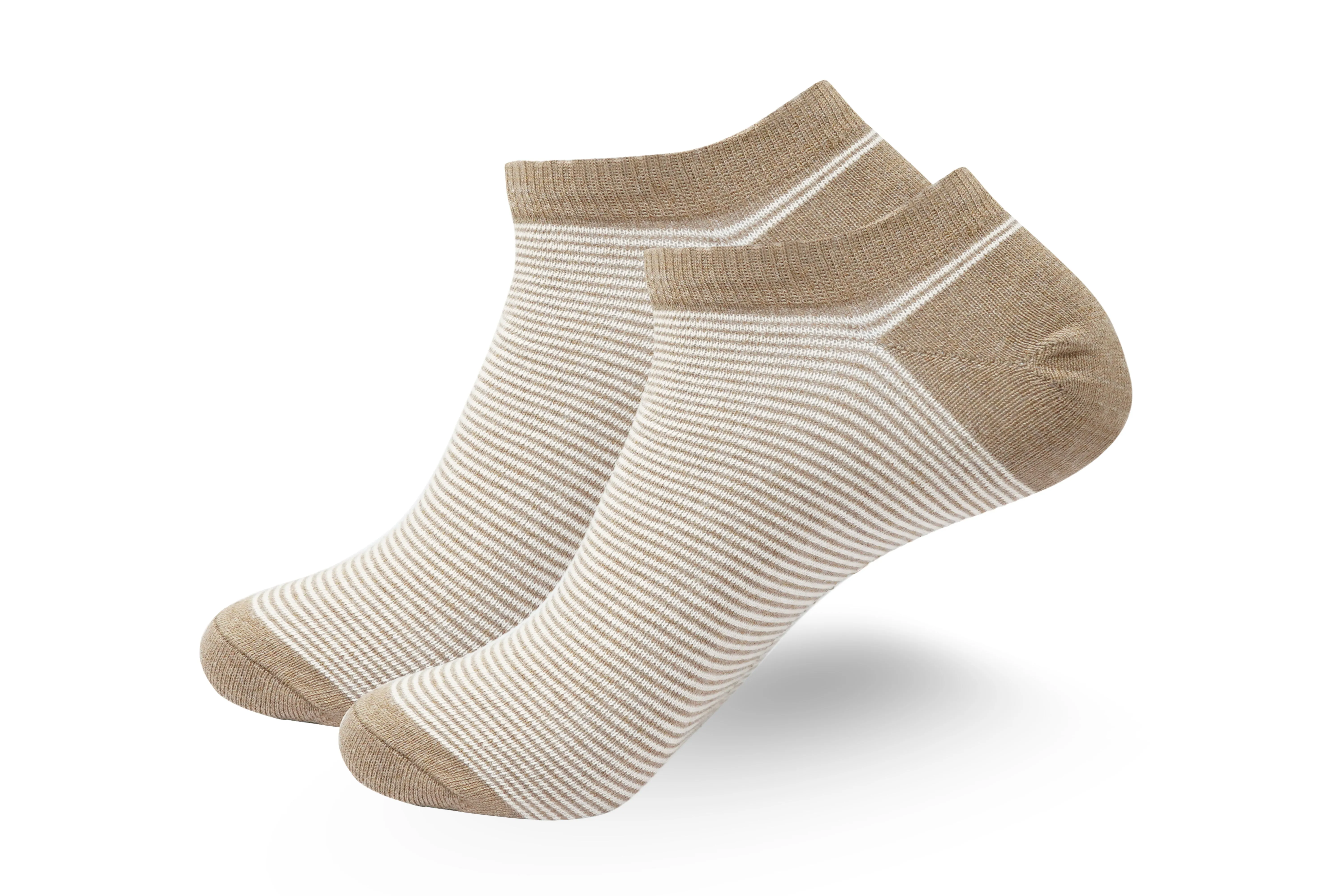 Men’s Striped Lowcut Ankle Socks