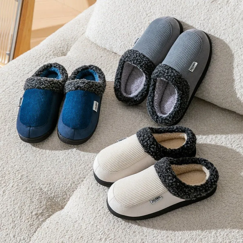 Men's Winter Home Indoor Cotton Slippers