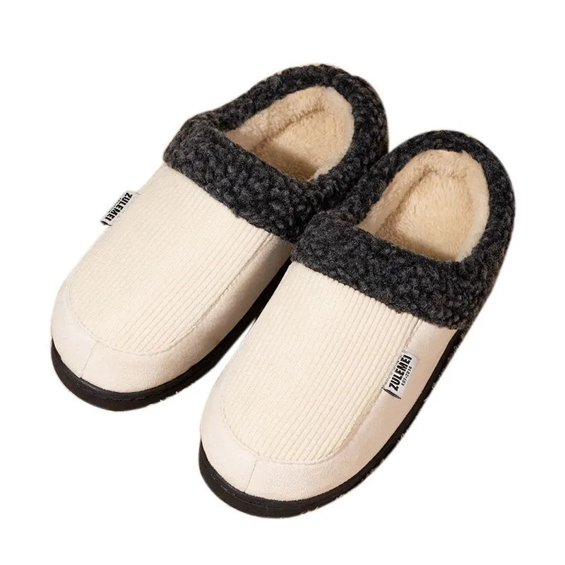 Men's Winter Home Indoor Cotton Slippers