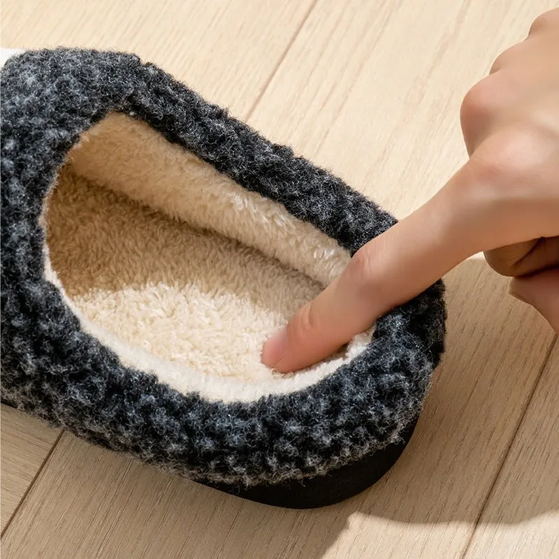 Men's Winter Home Indoor Cotton Slippers