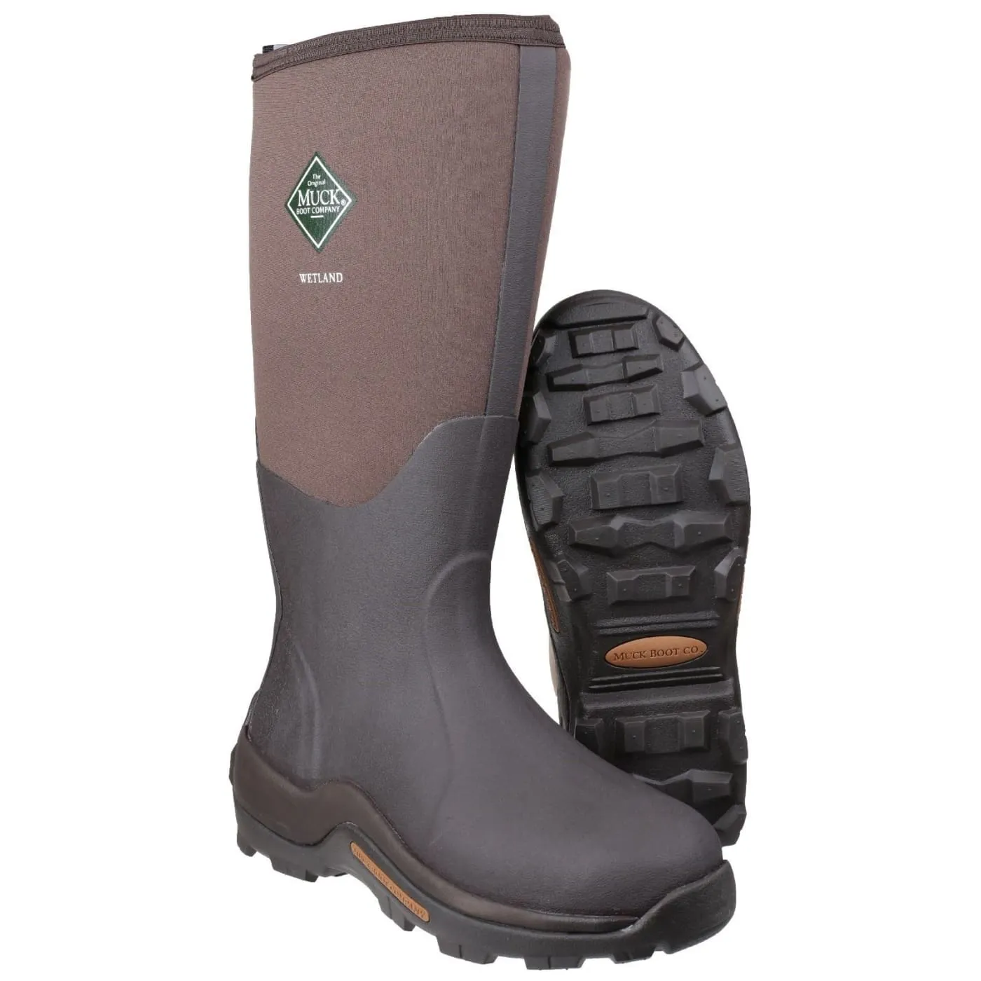 Muck Boots Bark Wetland Hi Patterned Wellingtons