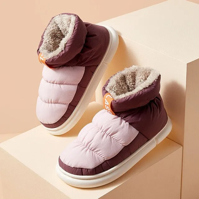 New Winter Style Short Plush Inside Warmy Snow Boots For Women