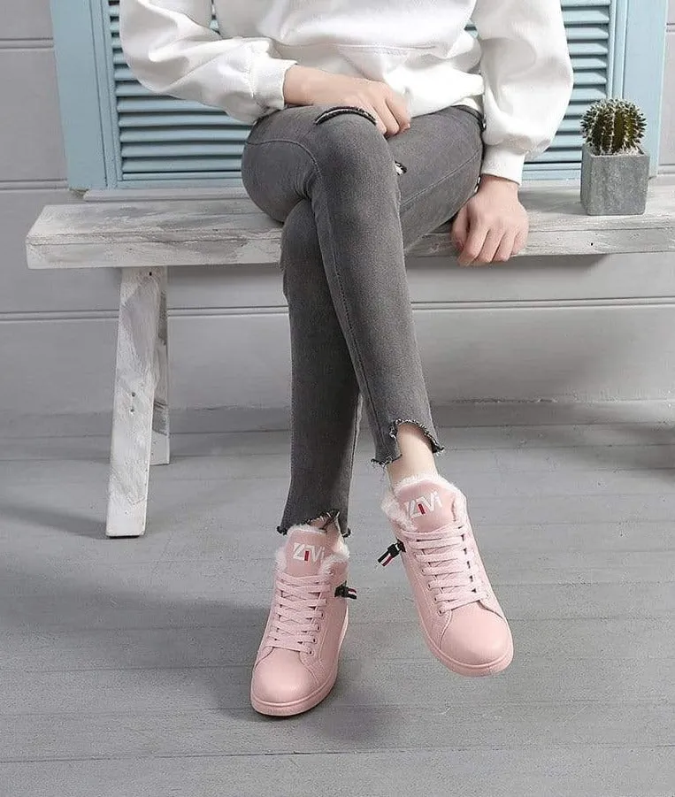 Plush Snow Fur Boots