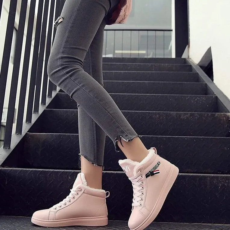 Plush Snow Fur Boots
