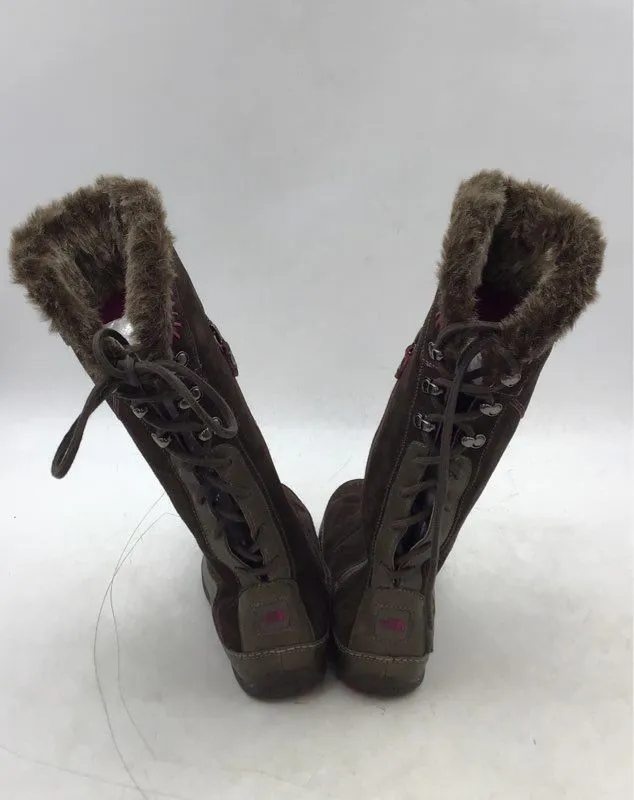 The North Face Women's Brown Snow Boots - Size 6
