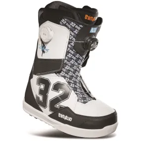 ThirtyTwo Lashed Double BOA x Powell Snowboard Boots 2022 - White/Black