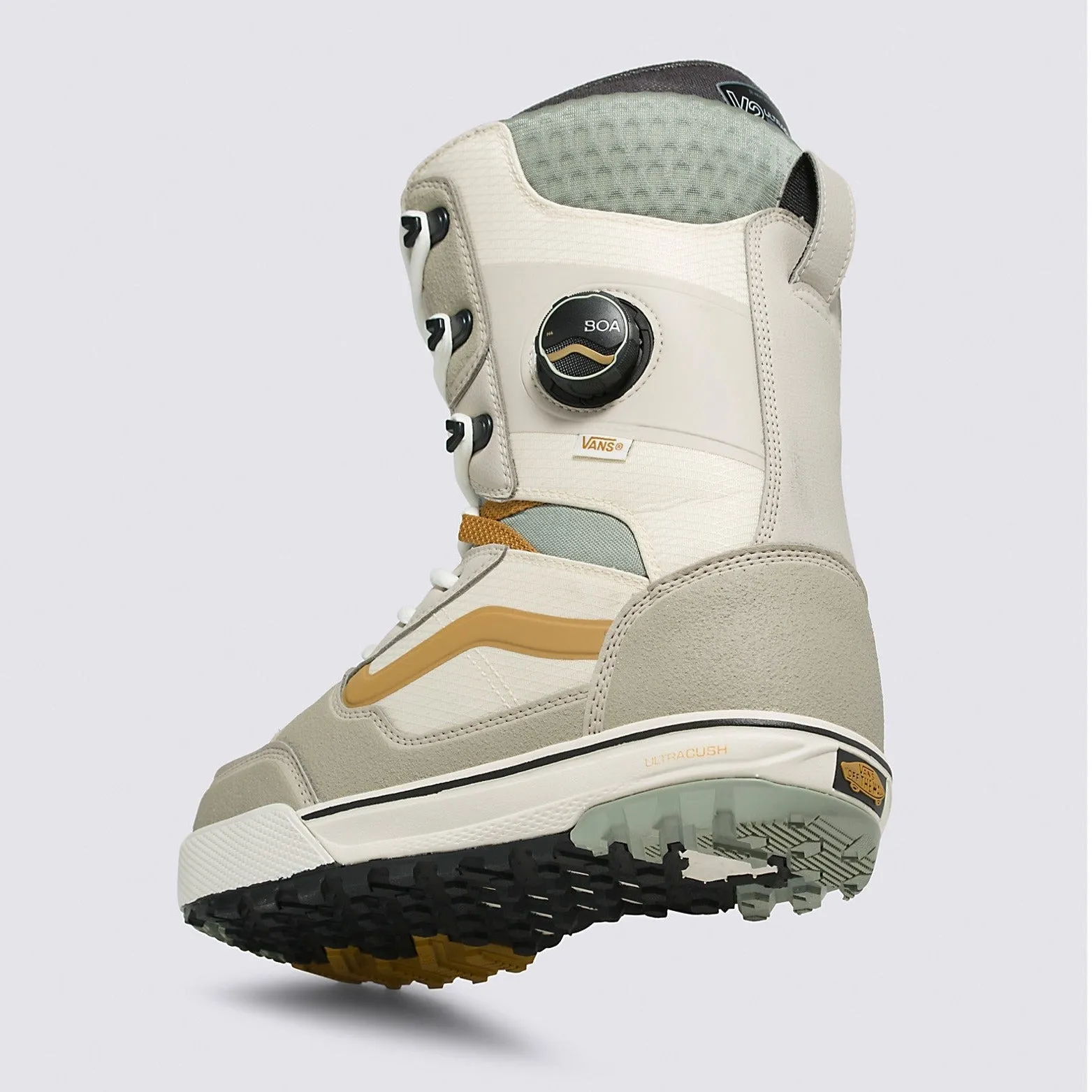 Vans Invado Pro x Darrel Mathes Snowboard Boots - Beige/Khaki