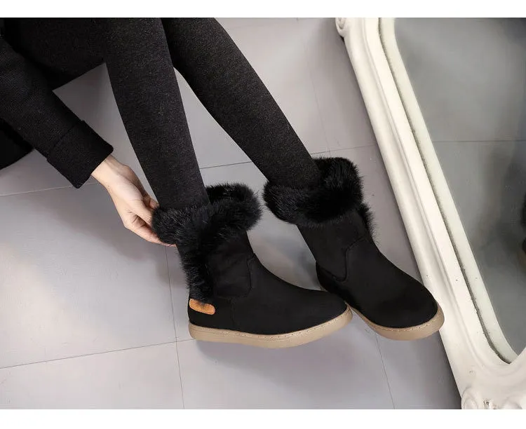 Women Winter Snow Boots Outdoor Slip-on Boot