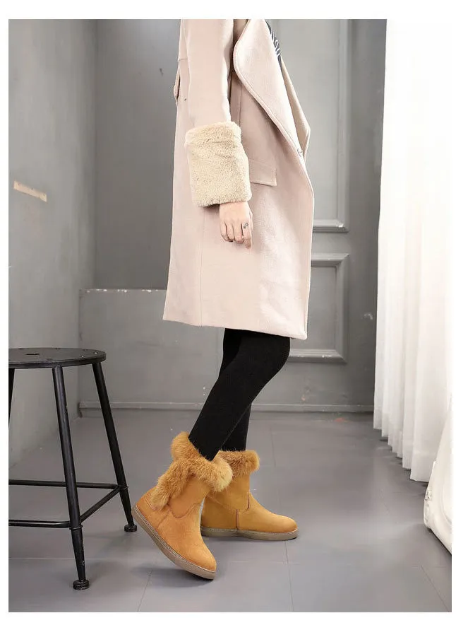 Women Winter Snow Boots Outdoor Slip-on Boot