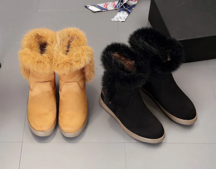 Women Winter Snow Boots Outdoor Slip-on Boot