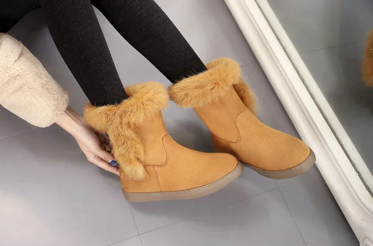 Women Winter Snow Boots Outdoor Slip-on Boot