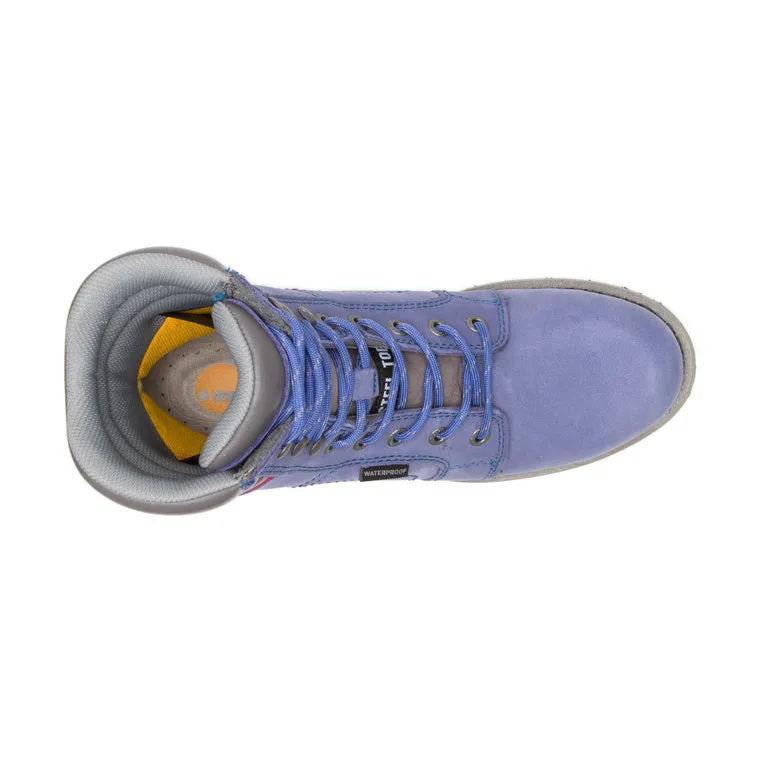 Women's Echo Steel-Toe Waterproof Work Boot Purple (Out Of Stock)